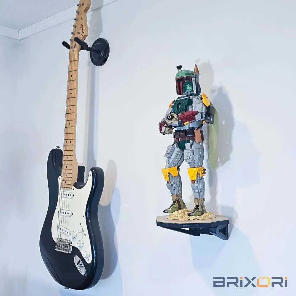 Wall Mount Display for LEGO Boba Fett - 76455 - Anchors and Screws Included